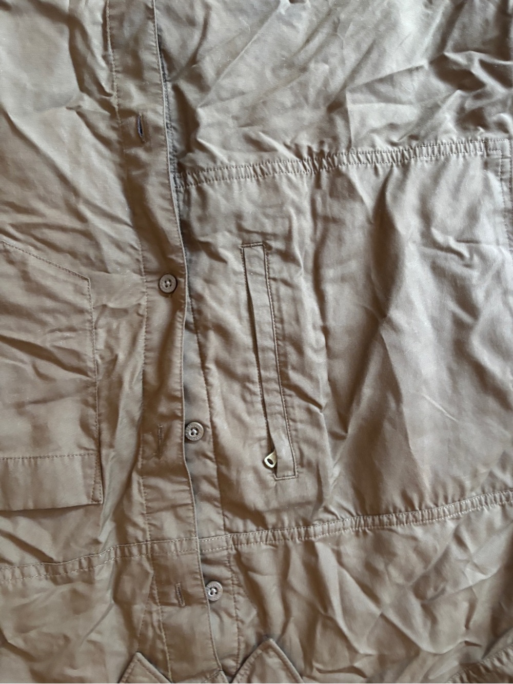 Patagonia Short Sleeve Utility Shirt - Olive camping hiking size men’s large - Picture 2 of 6